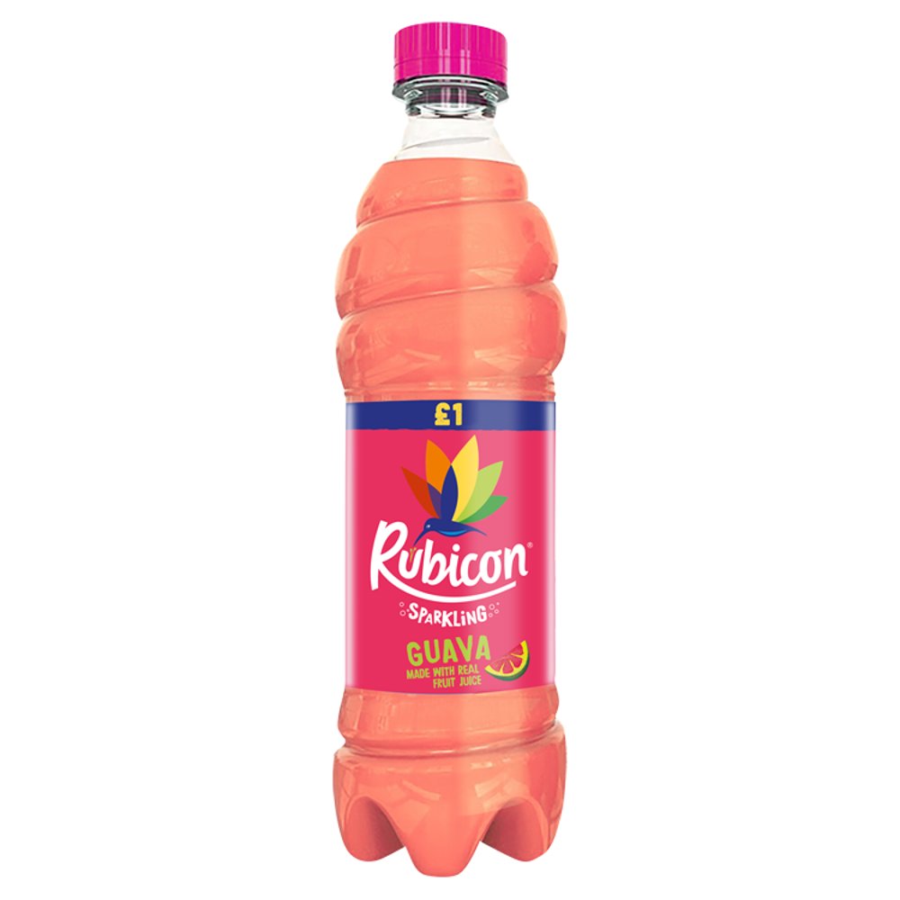 Rubicon Sparkling Guava Juice Drink 500ml (Pack of 12)