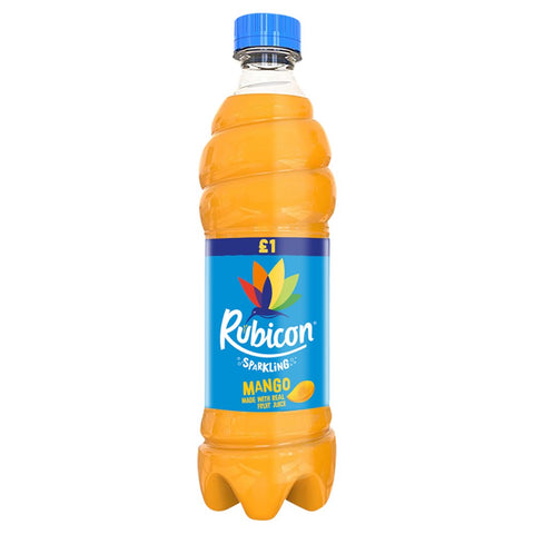 Rubicon Sparkling Mango Juice Drink 500ml (Pack of 12)