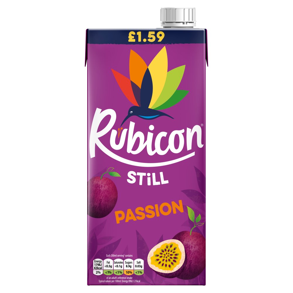 Rubicon Still Passion Juice Drink 1 Litre (Pack of 12) – Zorbaonline