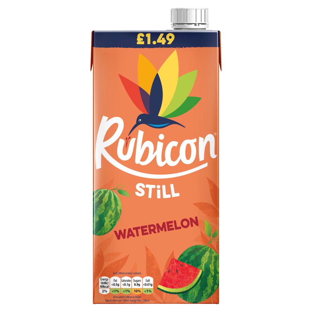 Rubicon Still Watermelon Juice Drink 1 Litre (Pack of 12) – Zorbaonline