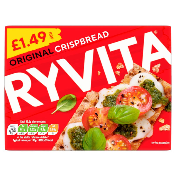 Ryvita Original Crispbread 200g (Pack of 12)