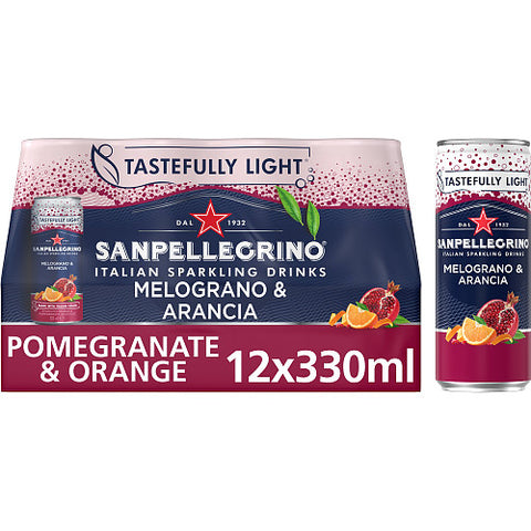 San Pellegrino Pomegranate & Orange 330ml (Pack of 12)