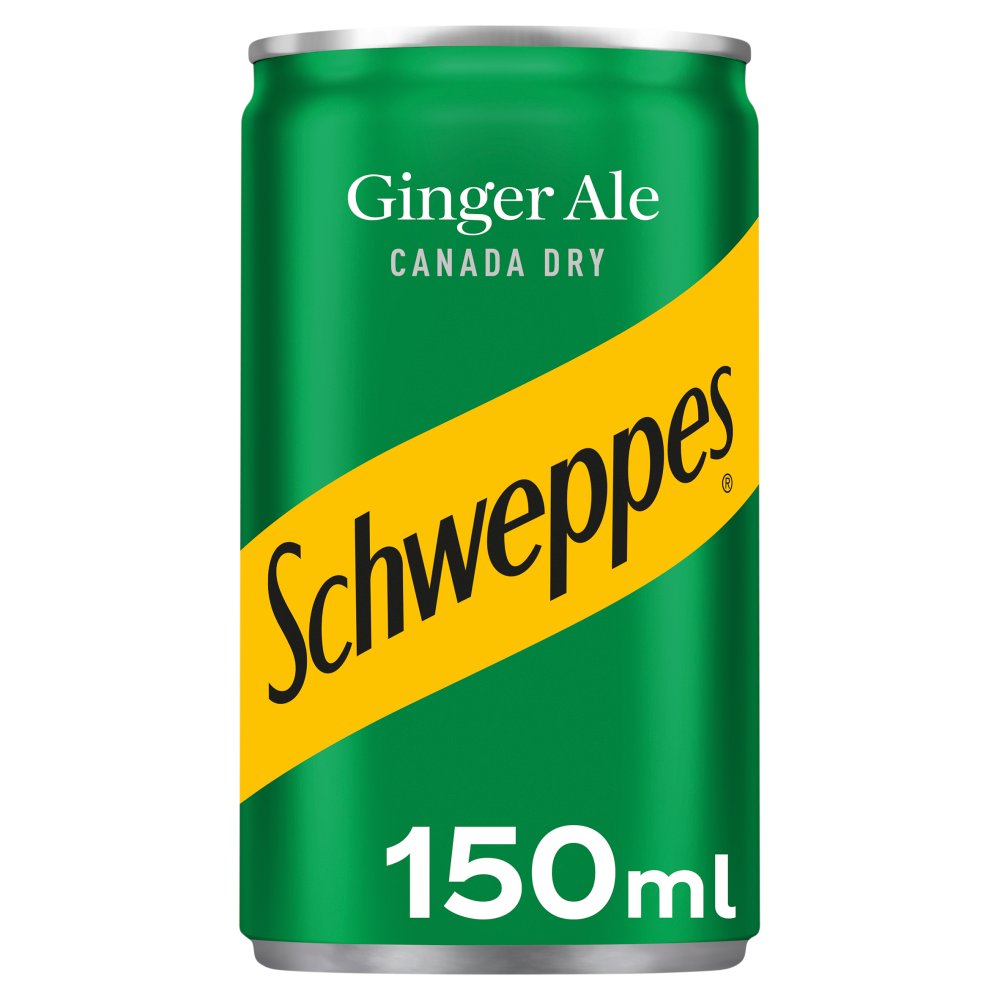 Schweppes Canada Dry Ginger Ale 150ml (Pack of 24)