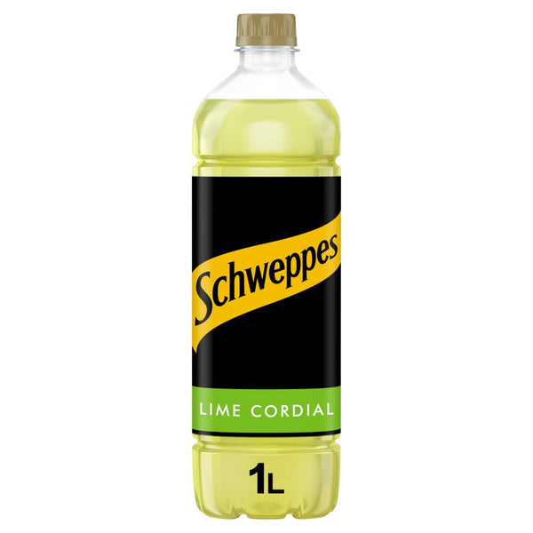 Schweppes Lime Cordial 1L (Pack of 12)