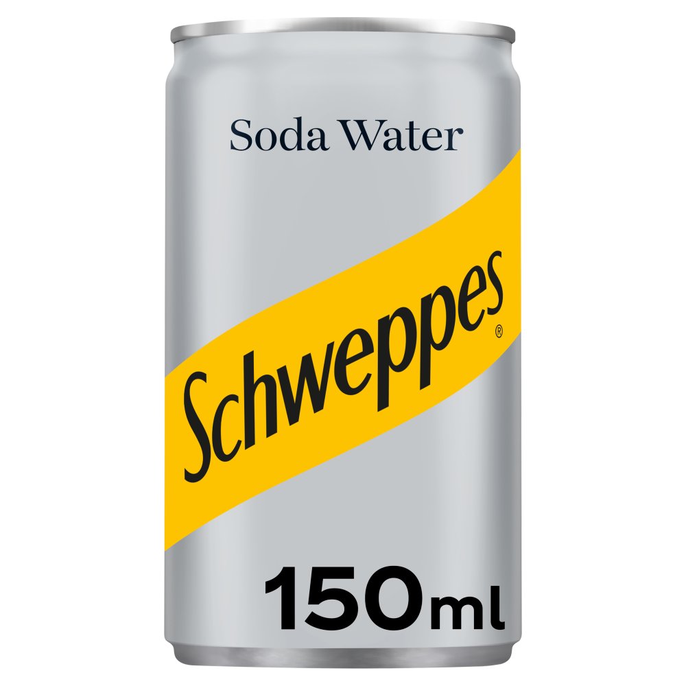 Schweppes Soda Water 150ml (Pack of 24)