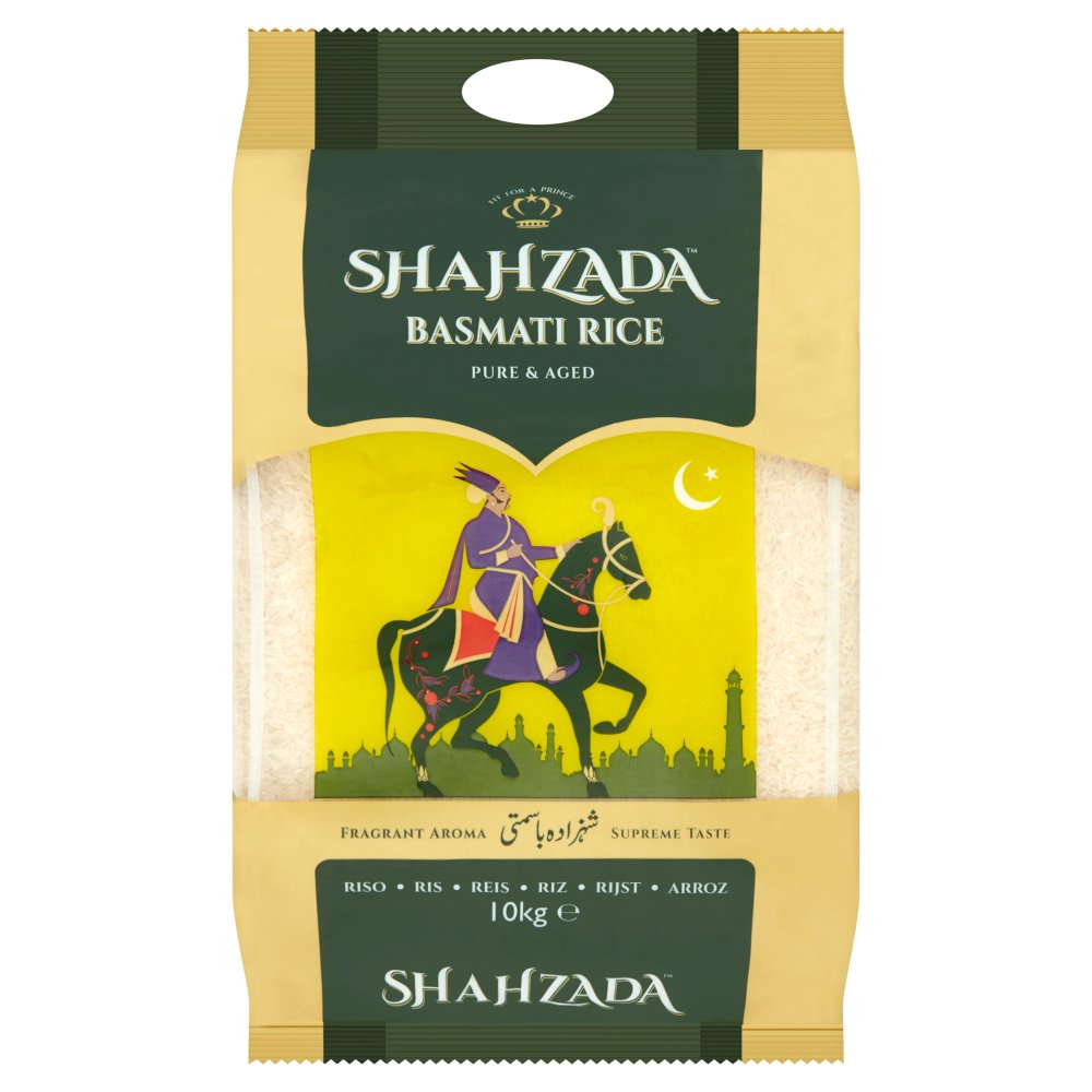 Shahzada Basmati Rice 10kg (Pack of 1)