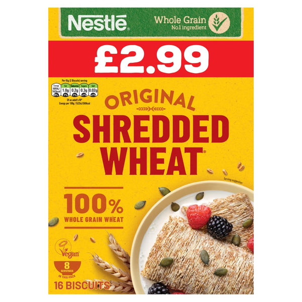 Shredded Wheat Original 16 Biscuits (Pack of 6)