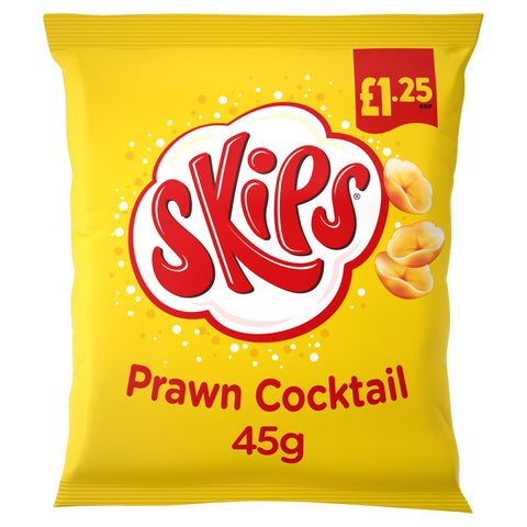 Skips Prawn Cocktail Crisps 45g (Pack of 16)