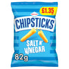 Smiths Chipsticks Salt & Vinegar Crisps PMP 82g  (Pack of 18)