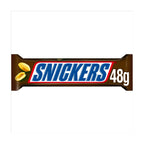 Snickers Caramel, Nougat, Peanuts & Milk Chocolate Snack Bar 48g (Pack of 48)