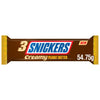 Snickers Creamy Peanut Butter & Milk Chocolate Snack Bar Trio 54.75g (Pack of 32)