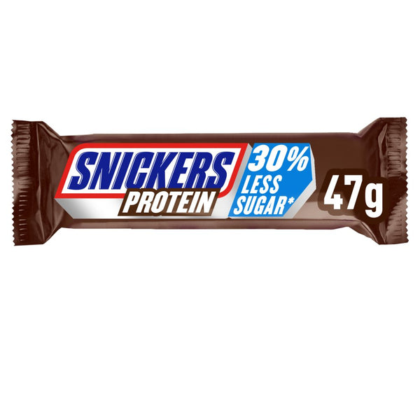 Snickers Protein Peanut & Caramel Milk Chocolate Bar 47g (Pack of 47)
