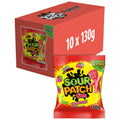 Sour Patch Kids Strawberry Sweets Bag 130g (Pack of 10)