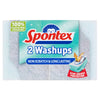 Spontex 2 Washups Non Scratch Sponge Scourers 20g (Pack of 6)