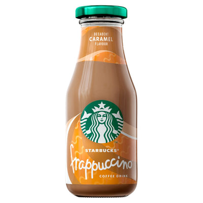 Starbucks Frappuccino Caramel Flavoured Milk Iced Coffee 250ml (Pack of 8)