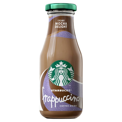 Starbucks Frappuccino Mocha Chocolate Flavoured Milk Iced Coffee 250ml (Pack of 8)