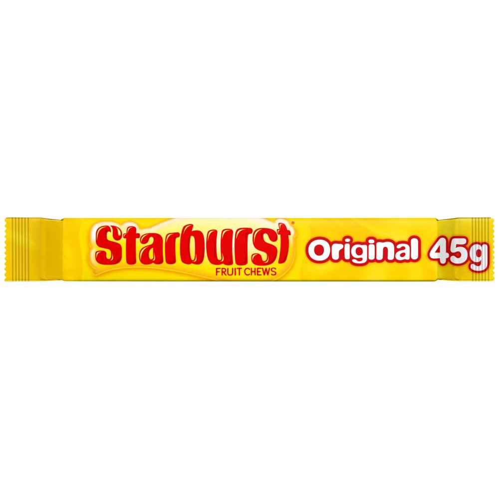 Starburst Vegan Chewy Fruit Flavoured Sweets 45g (Pack of 24)