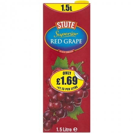 Stute Red Grape Juice 1.5Ltr (Pack of 8)
