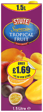 Stute Tropical Juice 1.5Ltr (Pack of 8)
