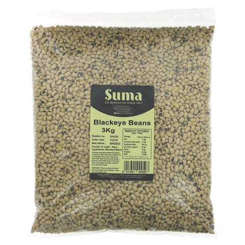 Suma Blackeye Beans - 3 kg (Pack of 1)