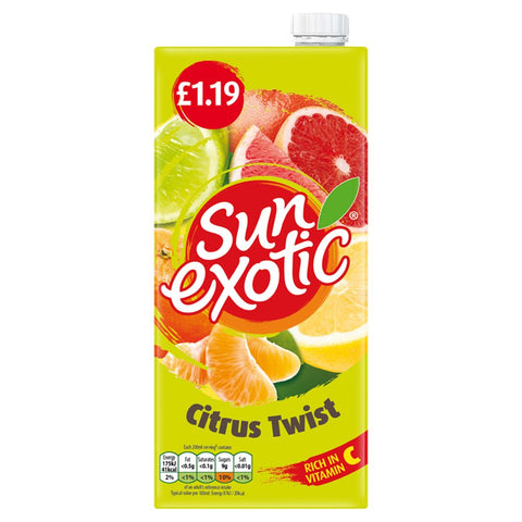 Sun Exotic Citrus Twist 1 Litre (Pack of 12)
