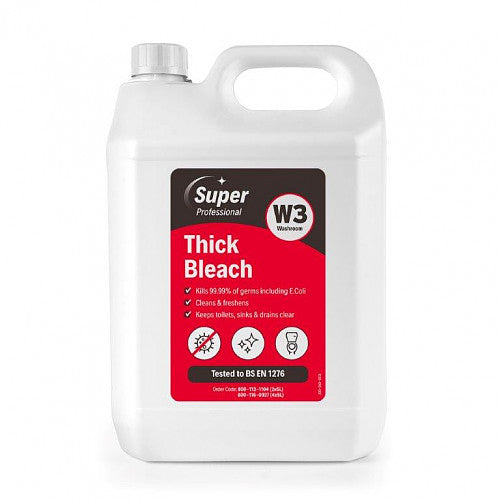 Super Professional Thick Bleach 5Ltr (Pack of 6)