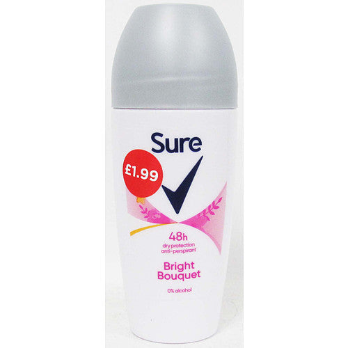 Sure Bright Bouquet Anti-perspirant Deodorant Roll-On 50ml (Pack of 6)
