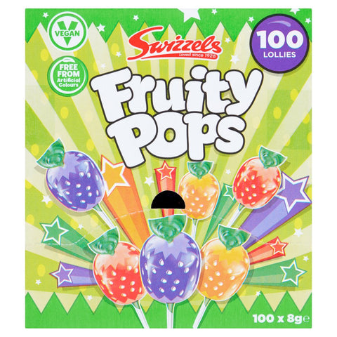 Swizzels Lollies Fruity Pops (Pack of 100)