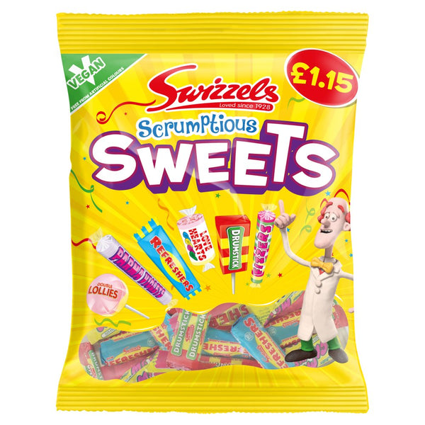 Swizzels Scrumptious Sweets 134g (Pack of 12)