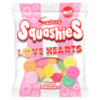 Swizzels Squashies Love Hearts 120g (Pack of 12)