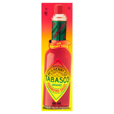 Tabasco Habanero Sauce Fiery 60ml (Pack of 12)