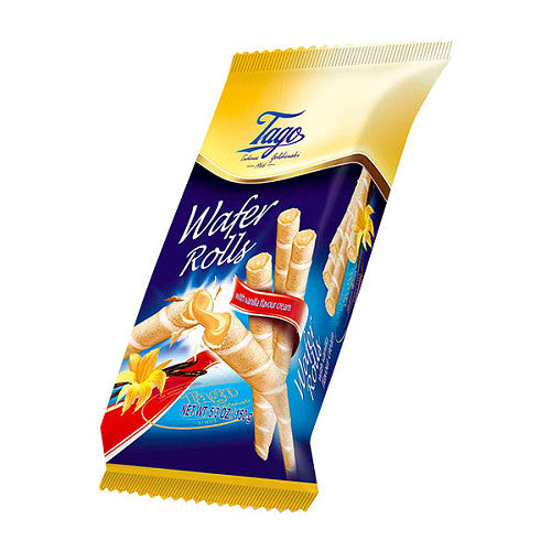 Tago Wafer Rolls Vanilla Cream 150g (Pack of 1)