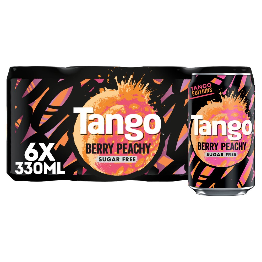 Tango Berry Peachy Sugar Free 330ml (Pack of 24)