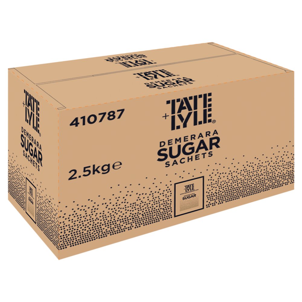 Tate & Lyle Demerara Sugar Sachets 2.5kg x 1000 (Pack of 1)