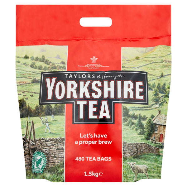 Taylors of Harrogate Yorkshire Tea 480 Tea Bags 1.5kg (Pack of 1)