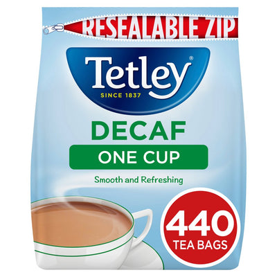 Tetley Decaf One Cup 440 Tea Bags 0.88kg (Pack of 1)