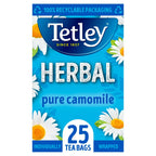 Tetley Herbal Pure Camomile 25 Compostable Tea Bags 37.5g (Pack of 1)