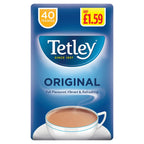 Tetley Original 40 Tea Bags 125g (Pack of 6)