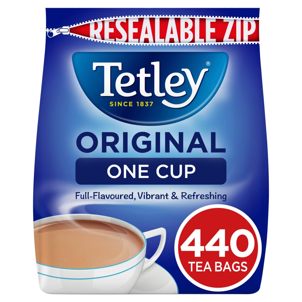 Tetley Original One Cup 440 Tea Bags 0.88kg (Pack of 1)