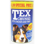 Tex Chunks Chicken & Tripe 1.2Kg (Pack of 6)