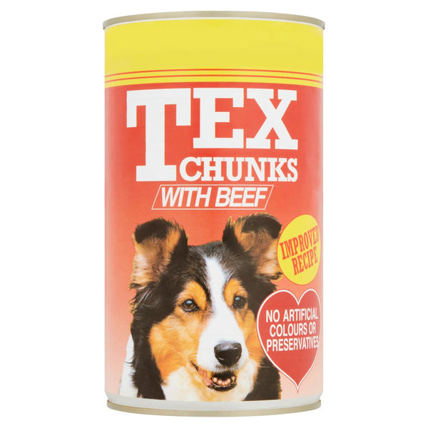 Tex Chunks with Beef 1.2kg (Pack of 6)