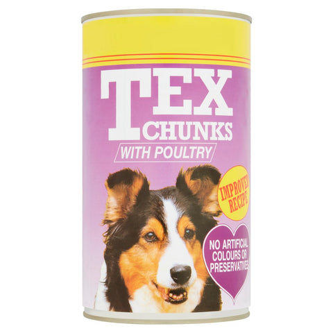 Tex Chunks with Poultry 1.2kg (Pack of 6)