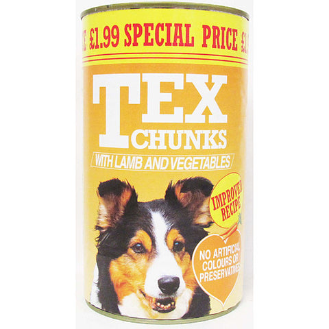 Tex Chunks with Lamb & Vegetables 1.2kg (Pack of 6)