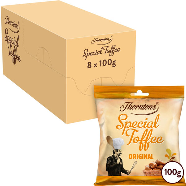Thorntons Special Toffee Original 100g (Pack of 8)