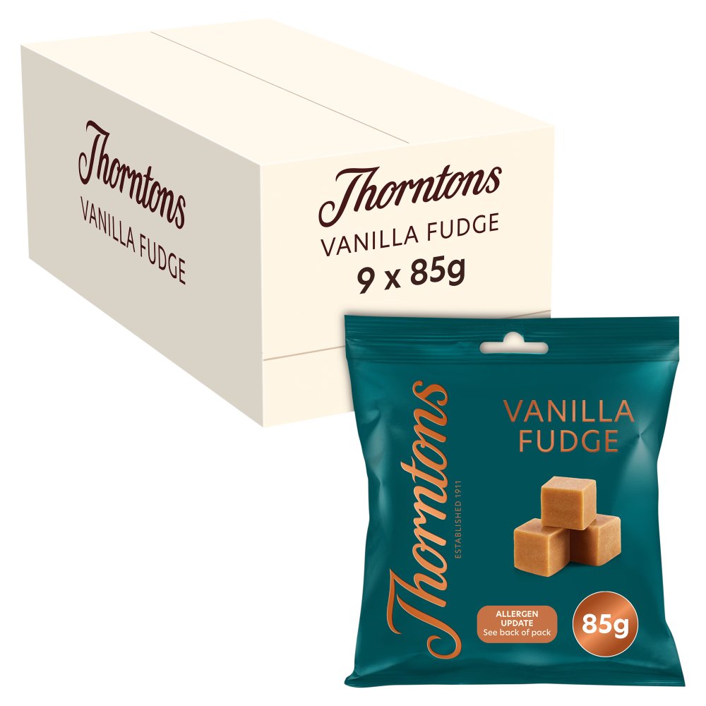 Thornton's Fabulous Fudge Vanilla 85g (Pack of 9)