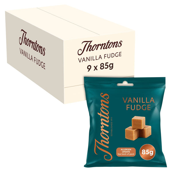 Thornton's Fabulous Fudge Vanilla 85g (Pack of 9)