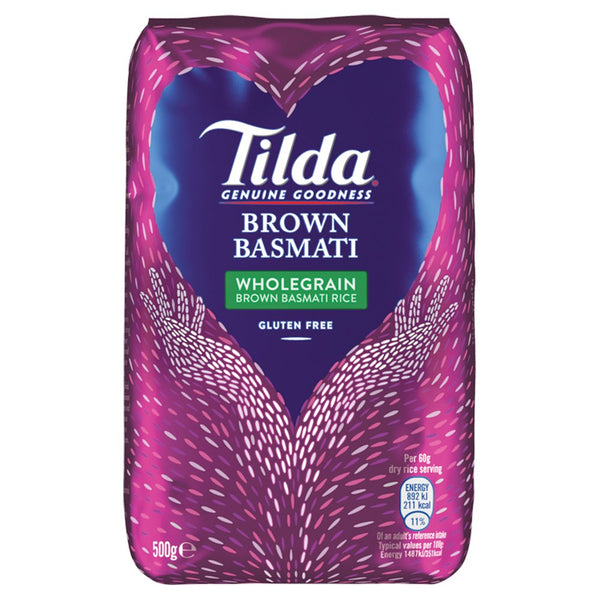 Tilda Brown Basmati 500g (Pack of 8)
