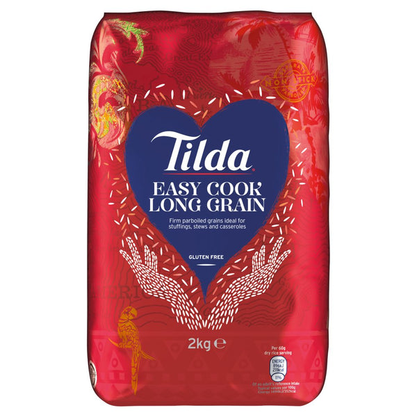 Tilda Easy Cook Long Grain 2kg (Pack of 4)