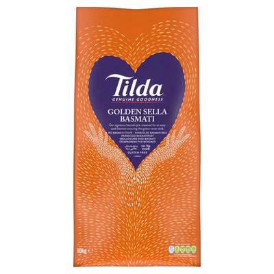 Tilda Golden Sella Basmati Rice 10kg (Pack of 1)