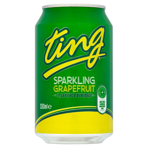 Ting Sparkling Grapefruit Flavoured Beverage 330ml (Pack of 24)